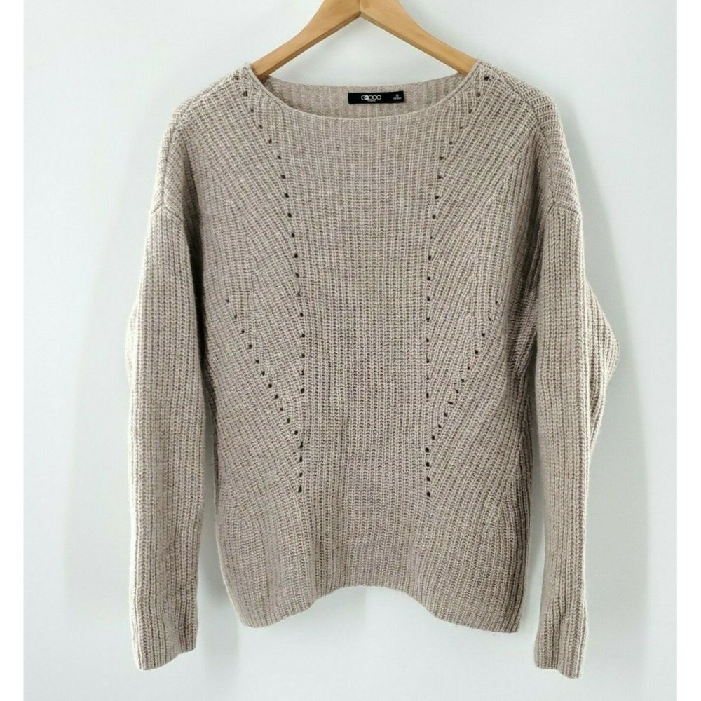 G2000 Women's Pink Knit‎ Sweater Size 38 Lambswool Blend